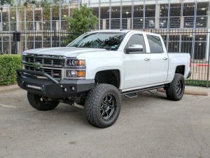 Chevrolet 1500 Front Bumper - Road Armor - Stealth with Pre-Runner Guard - Tex Blk - `14-`15